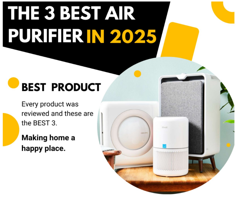 The 3 Best Air Purifiers for Allergy and Sleep Problems in 2025