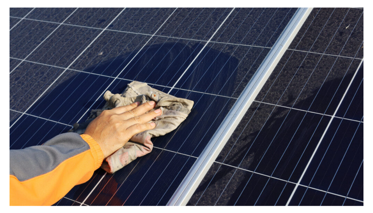 How to clean solar panels